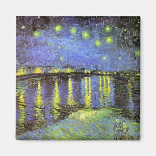Imán La noche estrellada de Vincent van Gogh sobre el