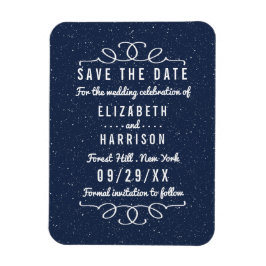 Imán La Noche Starry Ahorra La Fecha