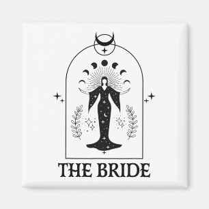 Imán La Novia Coven Bruja Gótica Soltera Combinación
