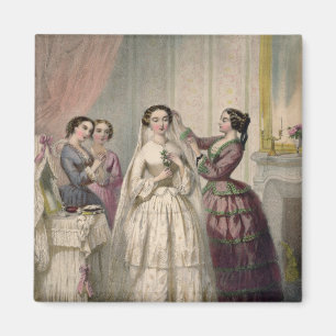 Imán La novia, grabada por J. Battannier, 1852-53