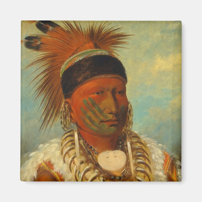 Imán La Nube Blanca, Jefe de Iowas (Frente)