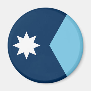 Imán La nueva bandera del estado de Minnesota