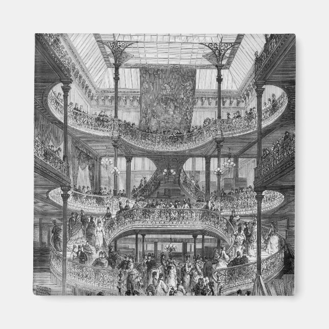 Imán La nueva escalera de "Au Bon Marche" (Frente)