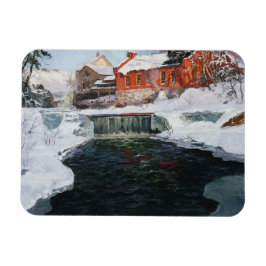 Imán La nueva fábrica en Lillehammer, Thaulow, Frits