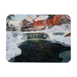 Imán La nueva fábrica en Lillehammer, Thaulow, Frits