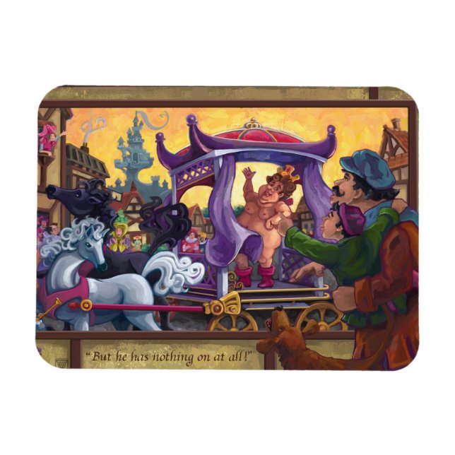 Imán La nueva ropa del emperador (Horizontal)