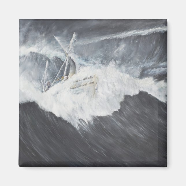 Imán La ola gigante (Frente)