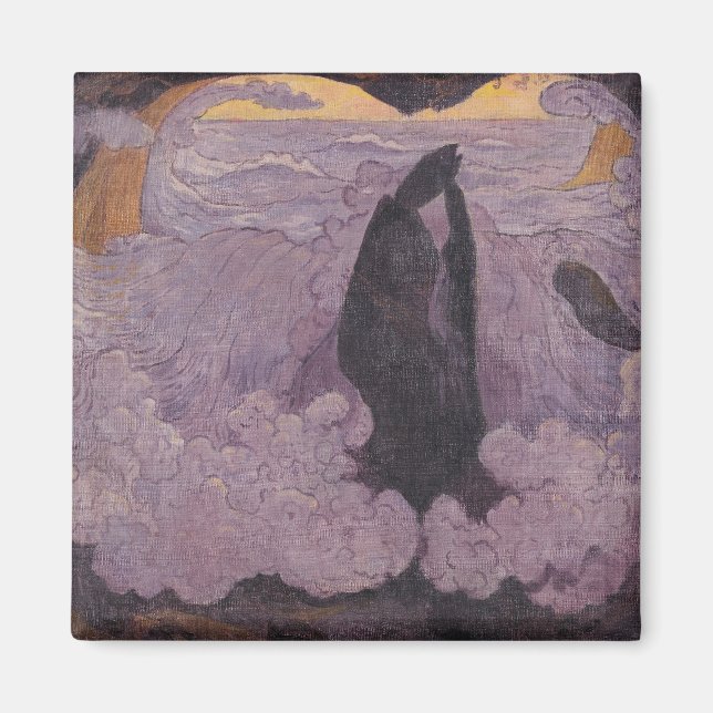 Imán La ola violeta, c.1895-6 (Frente)