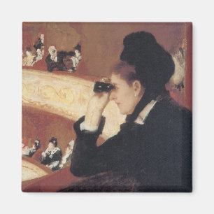 Imán La Ópera por Mary Cassatt, Impresionismo Vintage