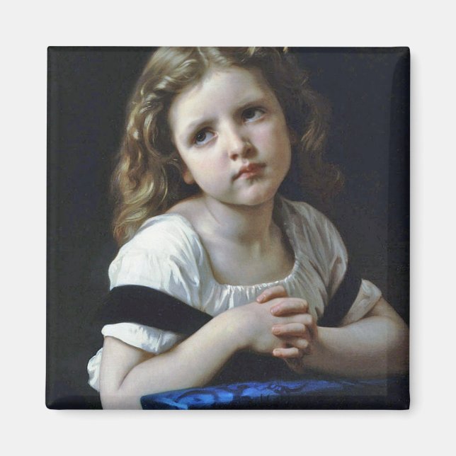 Imán La oración, Bouguereau (Frente)