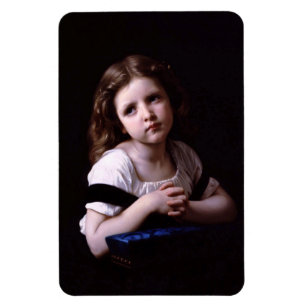 Imán "La oración" por William-Adophe Bouguereau Magnet