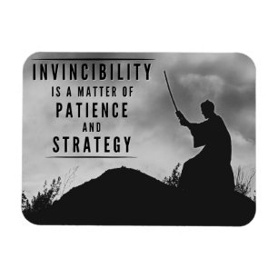 Imán La paciencia de la invencibilidad - Inspiradora