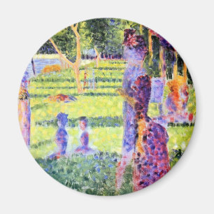 Imán La pareja de Georges Seurat, el populismo vintage