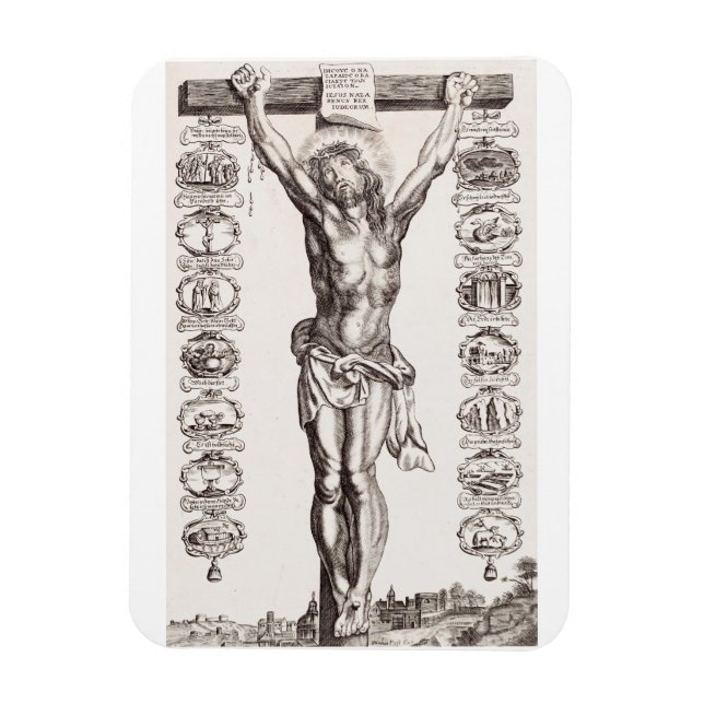 Imán La pasión por la crucifixión de Jesús de Cristo (Vertical)