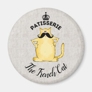 Imán La pastelería del gato francés