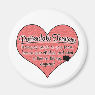Imán La pata de Patterdale Terrier imprime humor del