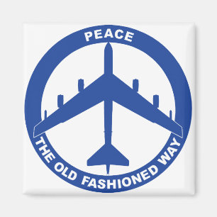 Imán La Paz A La Antigua Vía De La Moda - Azul B-52G