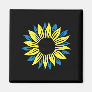 Imán La paz en Ucrania girasol para las mujeres Volante