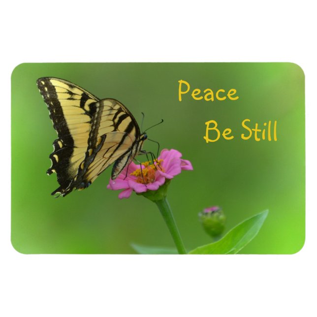 Imán La paz sea aún mariposa (Horizontal)