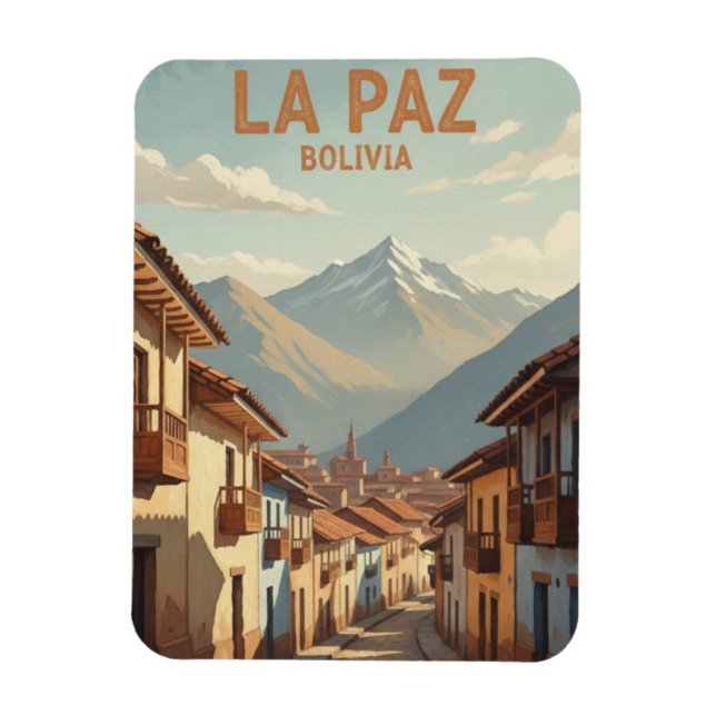Imán La Paz Viajes Bolivia (Vertical)