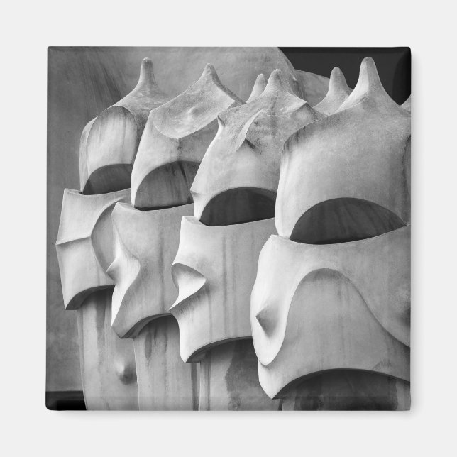 Imán La Pedrera Chimneys Magnet (Frente)