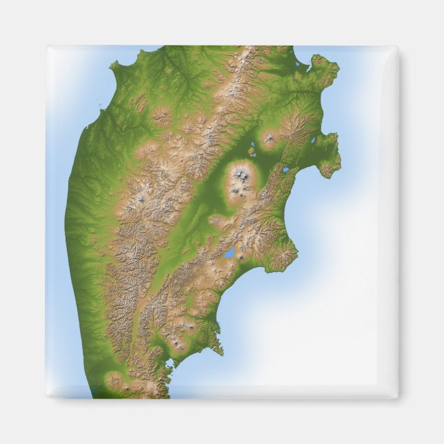 Imán La península rusa de Kamchatka (Frente)