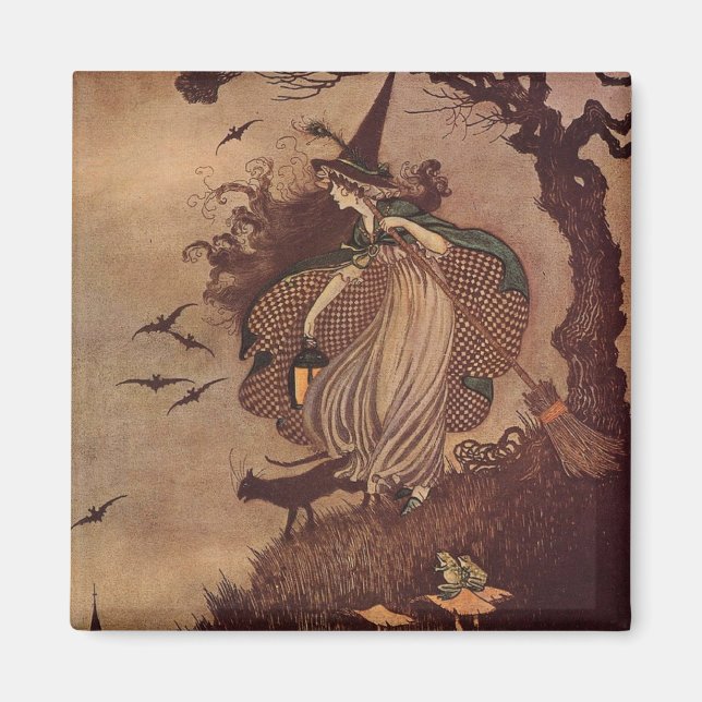 Imán La pequeña bruja (Frente)