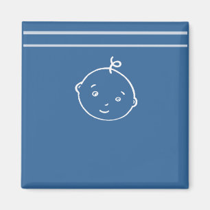 Imán la pequeña cara más linda del bebé