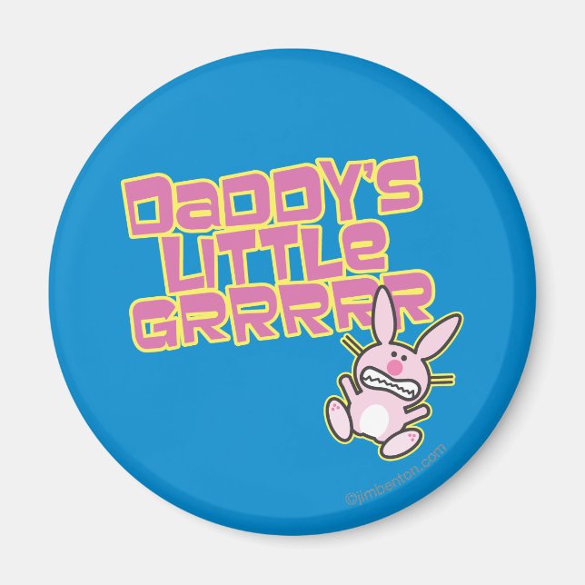 Imán La pequeña niña de papá (Frente)