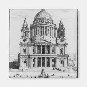 Imán La perspectiva del oeste de la catedral de San