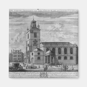 Imán La perspectiva del sur de la iglesia del St.