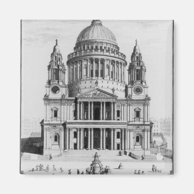 Imán La perspectiva occidental de la catedral de San Pa (Frente)