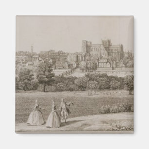 Imán La perspectiva suroriental de Rippon, 1731-48