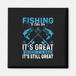 Imán La Pesca Con Regalo De Pescador Es Excelente