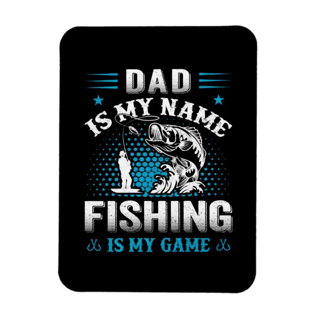 Imán La pesca es el juego de mi papá (Vertical)