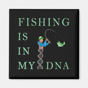 Imán La pesca está en mi ADN