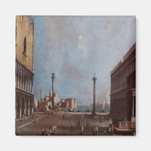 Imán "La Piazetta Verso L'Isola san Giorgi"