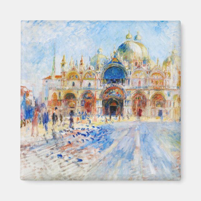 Imán La Piazza San Marco, Renoir (Frente)
