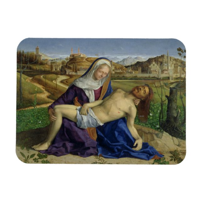 Imán La Pieta, c.1505 (aceite en el panel) (reposo post (Horizontal)