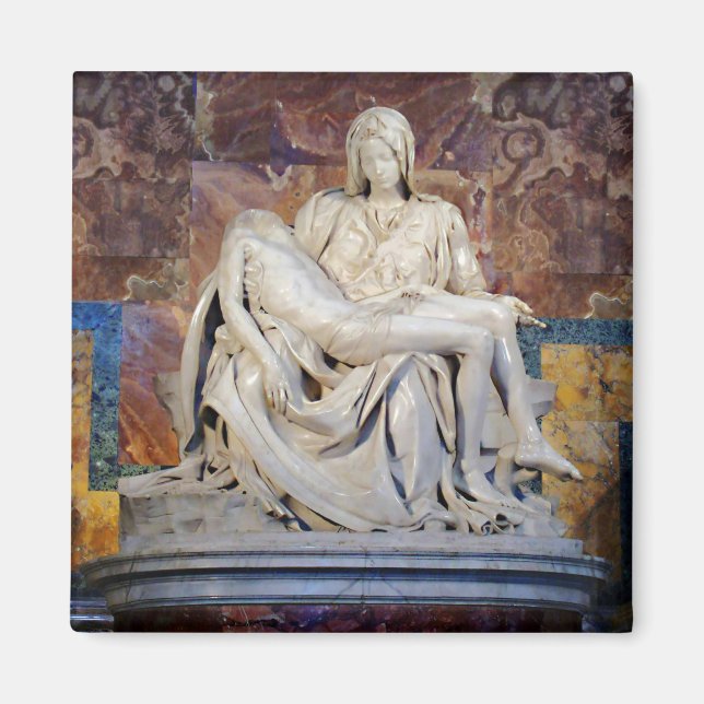 Imán La Pieta de Michelangelo (Frente)