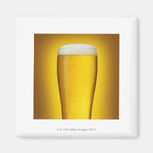 Imán La pinta de cerveza con spritz