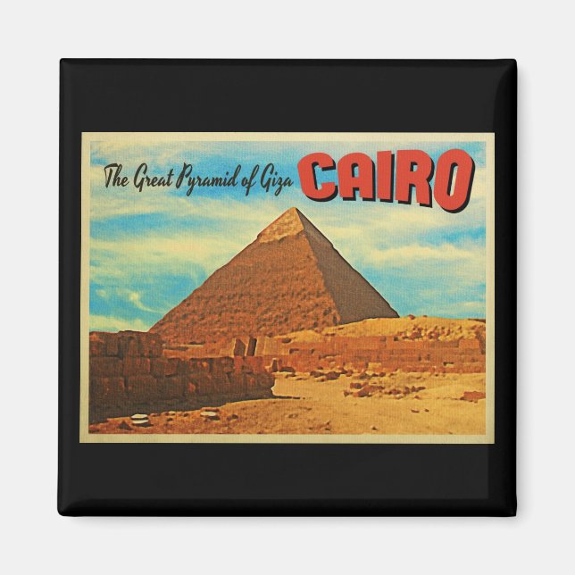 Imán La pirámide de Giza El Cairo Egipto (Frente)