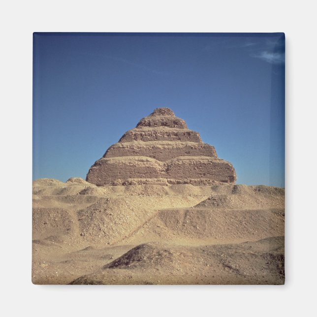 Imán La pirámide de pasos del rey Djoser, c.2630-2611 a (Frente)