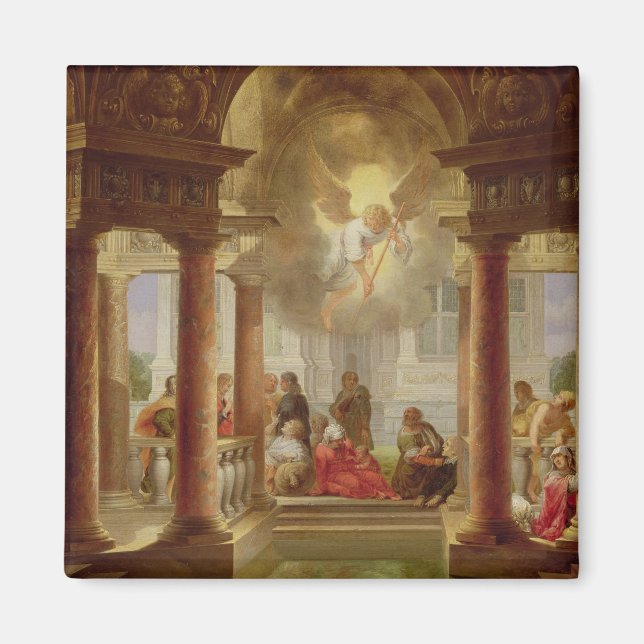 Imán La piscina de Bethesda, 1645 (Frente)