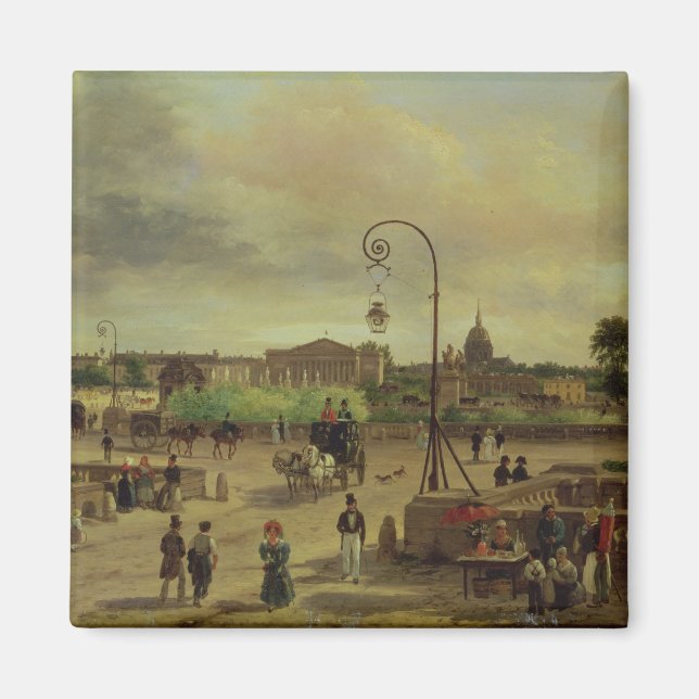 Imán La Place de la Concorde en 1829 (Frente)