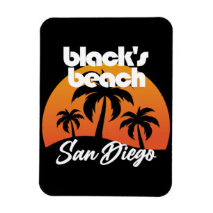 Imán La playa de Black's Beach, San Diego