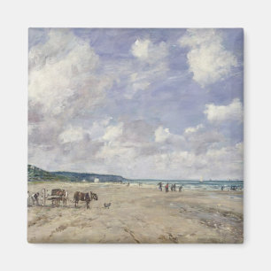Imán La playa en Tourgeville, 1893