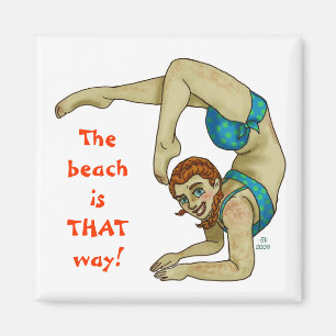 Imán ¡La playa es ESA manera!