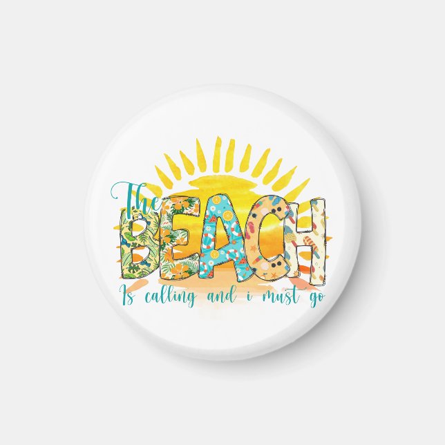 Imán La Playa Llama | Amanecer (Frente)