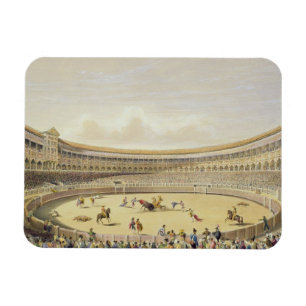 Imán La plaza de Toros de Madrid, 1865 (litho del